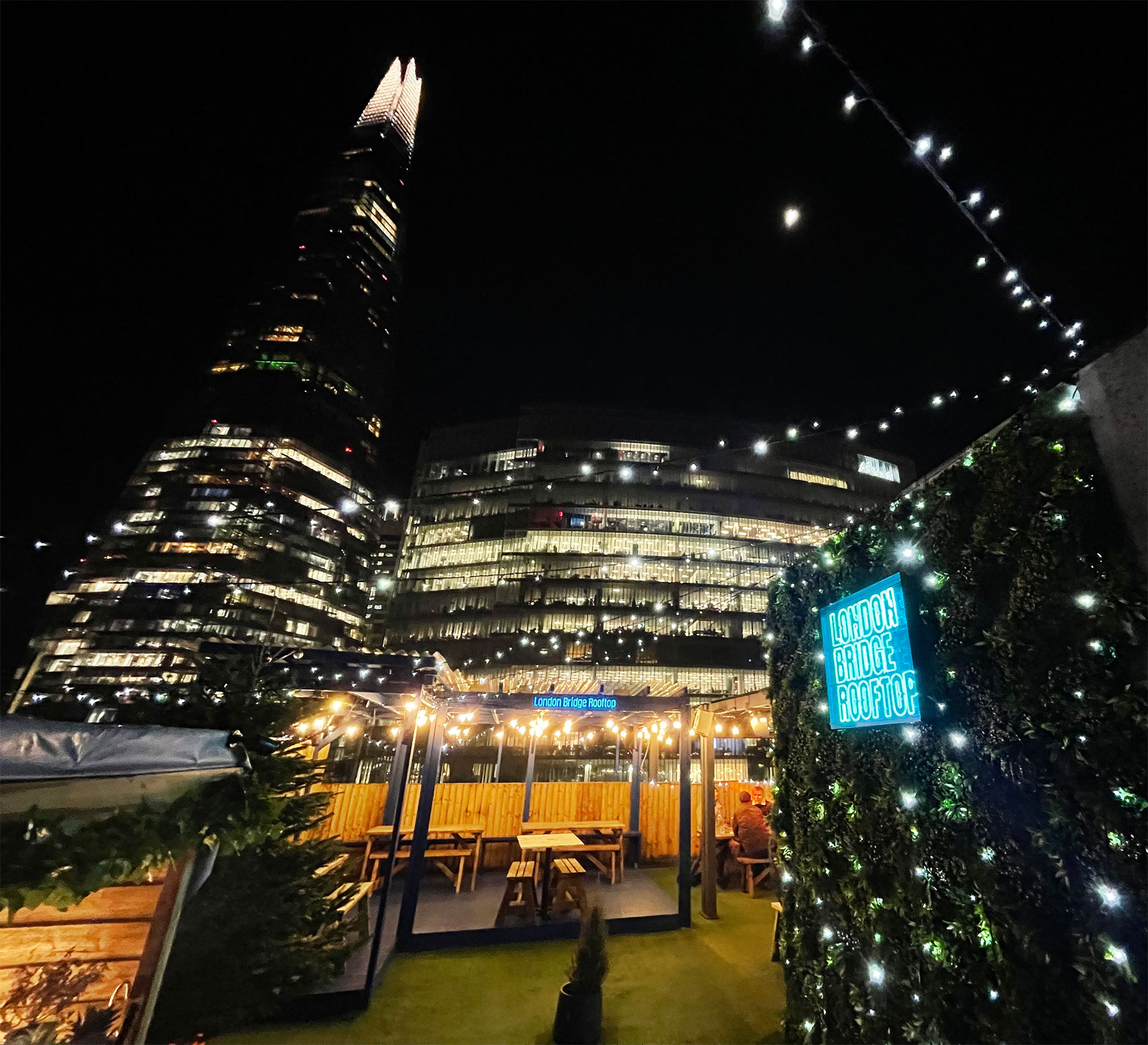 HEATERS AND COVER AT LONDON’S WINTER ROOFTOP BAR
